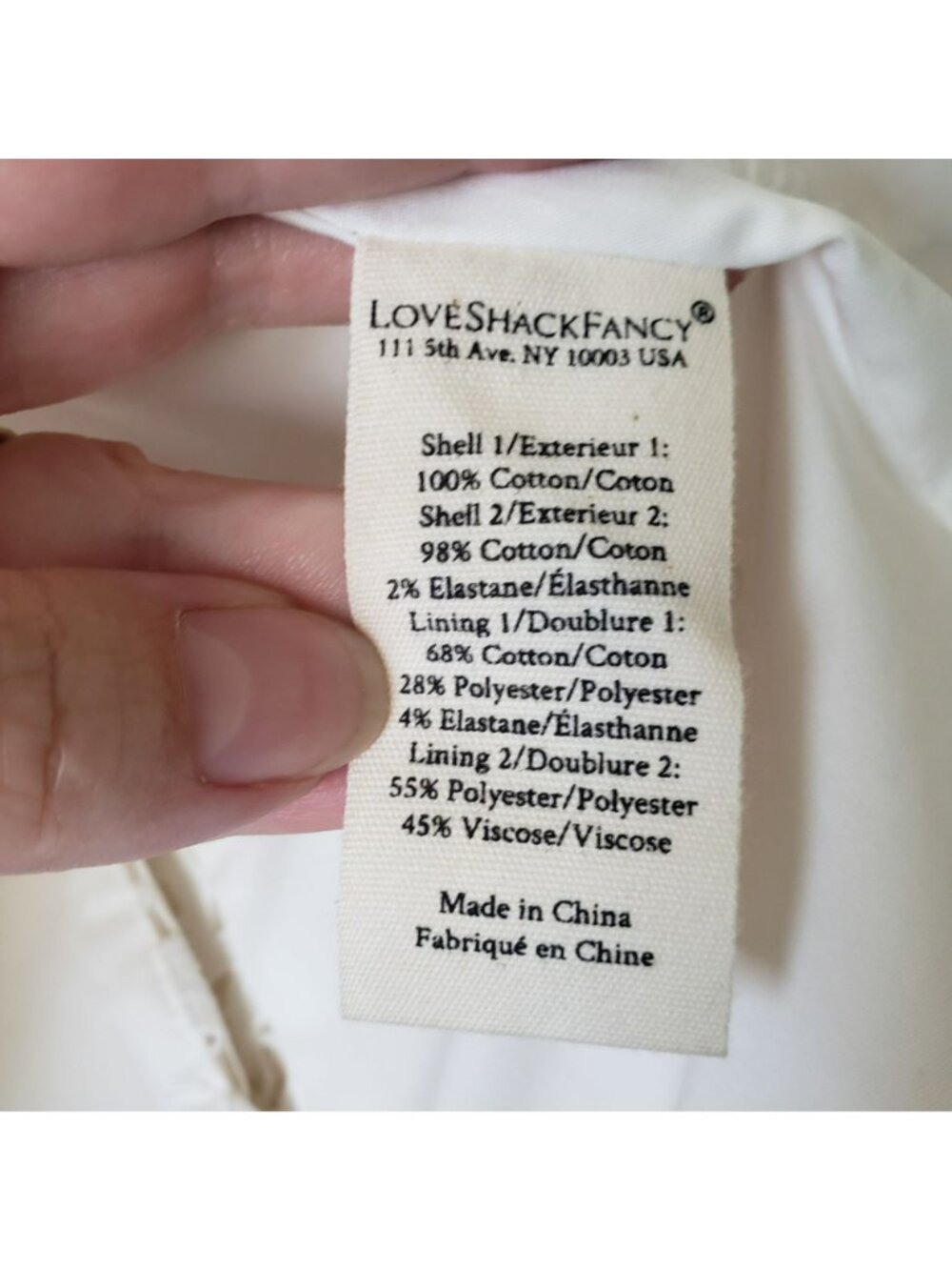 NEW LoveShackFancy Luara Cotton Doiley Lace Blazer Jacket White Bridal Coquette - Picture 7 of 16